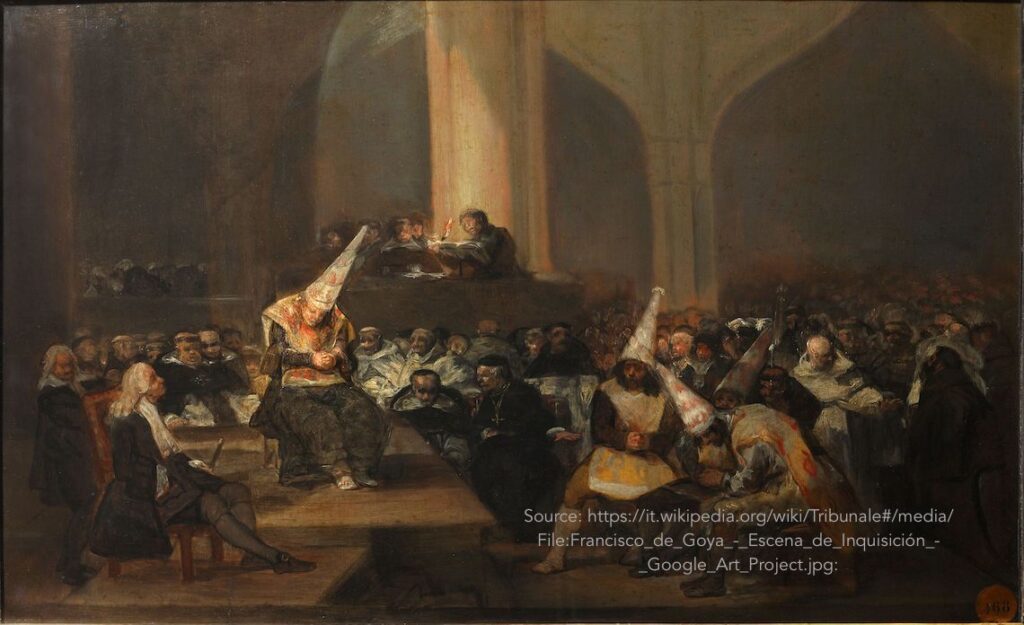L'inquisizione - Francisco de Goya - contributo agli Skill Poker Index per allinchannel.com