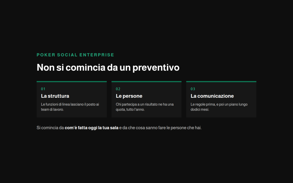 Aprire o rilanciare una poker room legale con il Poker Social Enterprise